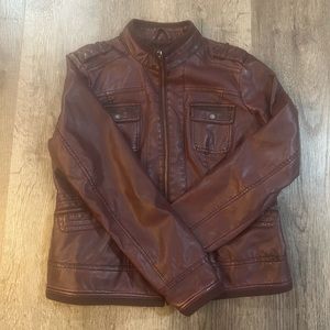 sonoma life style leather Jacket, burgundy women’s large